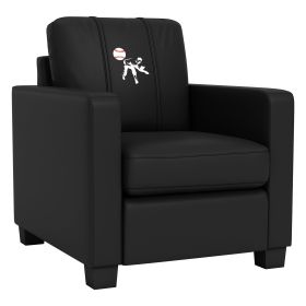 Dyno Stationary Club Chair with Baseball Pitcher Logo Panel