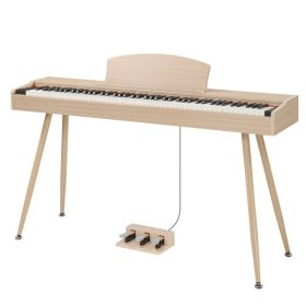 GDP-203 88 Key Standard Full Weighted Keyboards Digital Piano with Metal Stand, Power Adapter, Triple Pedals, Headphone