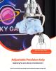 Claw Crane Machine, Medium-Sized Arcade Game Machine with Light & Sound, Adjustable Steel Claws, Precise Toy Candy Grabber Prize Dispenser Vending Toy