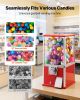 Gumball Machine, 21 inch Height Candy Vending Machine Dispenser, 25-Cent Vending Machines for Shopping Malls, Supermarkets, Amusement Parks, Arcades