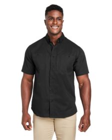 Men's Advantage IL Short-Sleeve Work Shirt - BLACK - 5XL (Color: Black, size: S)