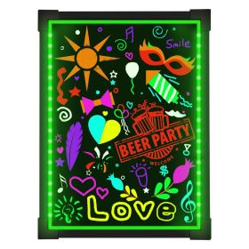 LED Message Sign Board- Erasable Writing Drawing Neon Sign with 8 Colorful Markers - Perfect for Children;  Back to School;  Home;  Office;  Rest (size: 2820)