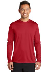 Port & Company Long Sleeve Performance Tee PC380LS (Color: Red, size: 4XL)