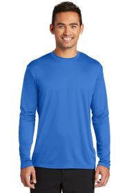 Port & Company Long Sleeve Performance Tee PC380LS (Color: Royal, size: 4XL)