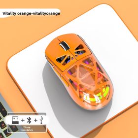 M7 Lightweight Tri-mode Bluetooth Wireless Charging Gaming Mouse (Color: Orange)